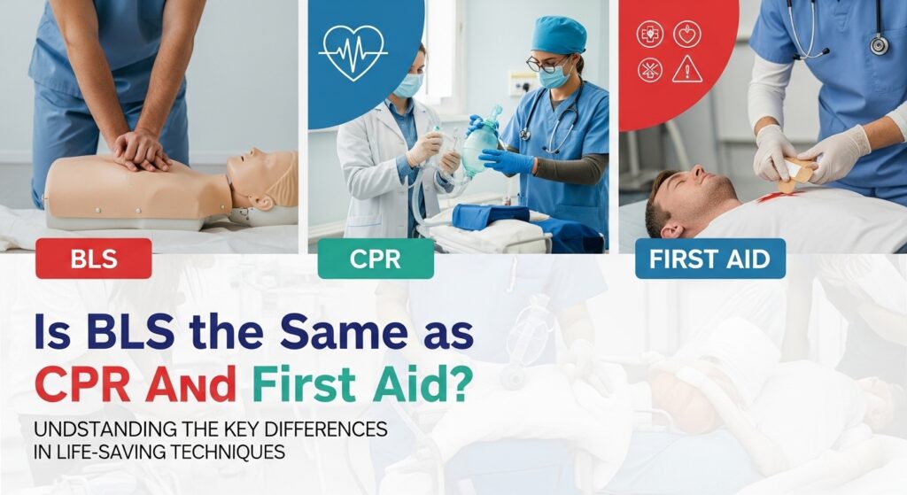 CPR vs BLS: What's the Difference and Which Certification Do You Need? 2 Is BLS the Same as CPR and First Aid