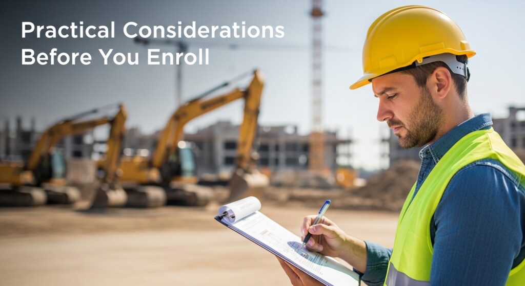 Practical Considerations Before You Enroll