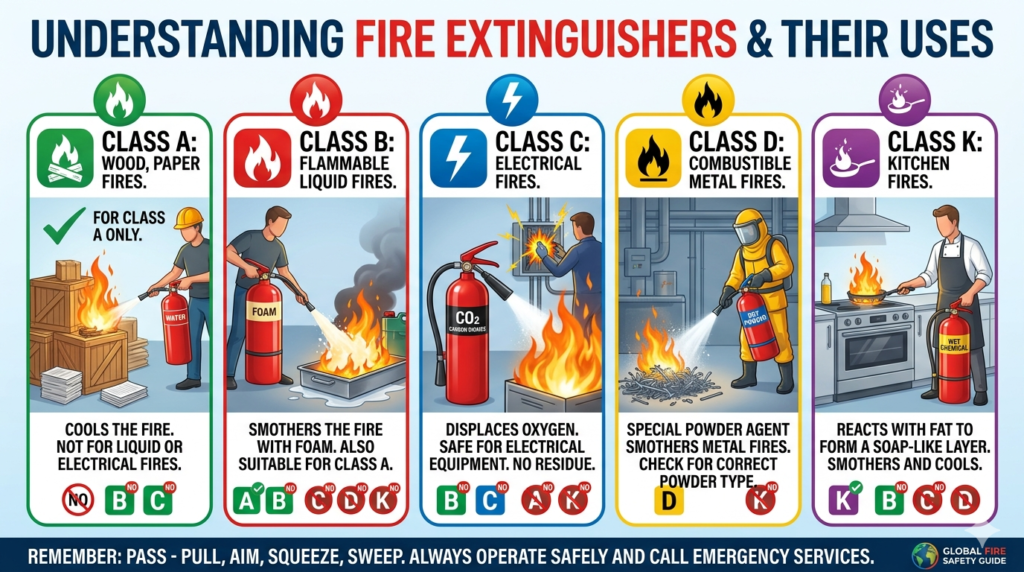 Types of Fire Extinguishers