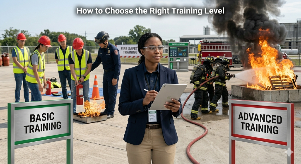 Basic vs. Advanced Fire Fighting Training: Which Does Your Team Need? 2 How to Choose the Right Training Level