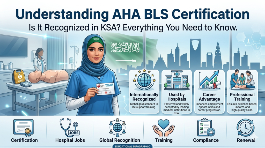 SHA vs AHA BLS Certification: Which One Matters in KSA? 1 Understanding AHA BLS Certification and Its Recognition Status in KSA