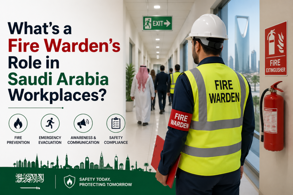 Fire Warden vs Fire Watcher vs Fire Marshal What's the Difference in KSA? 1 Whats a Fire Wardens Role in Saudi Arabia Workplaces