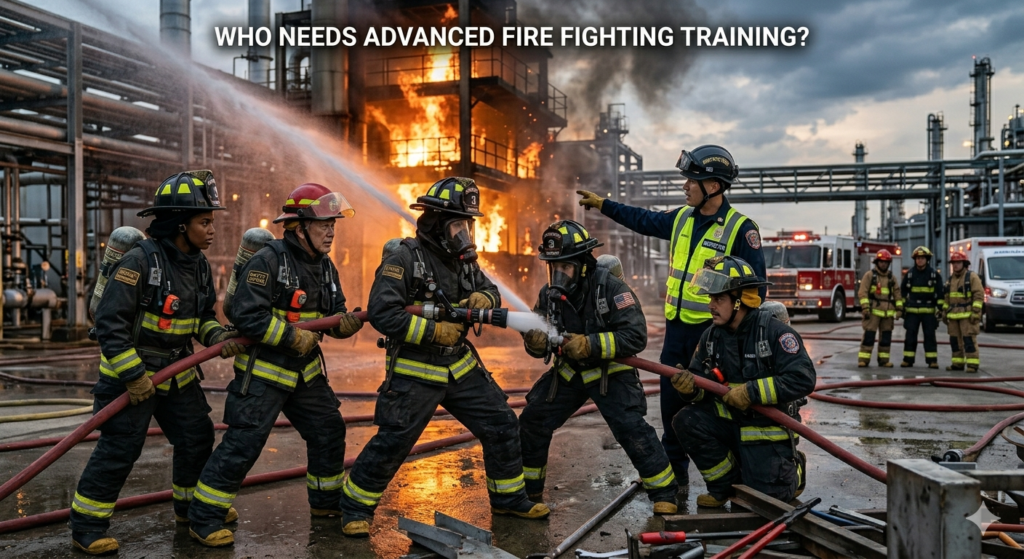 Basic vs. Advanced Fire Fighting Training: Which Does Your Team Need? 1 Who Needs Advanced Fire Fighting Training