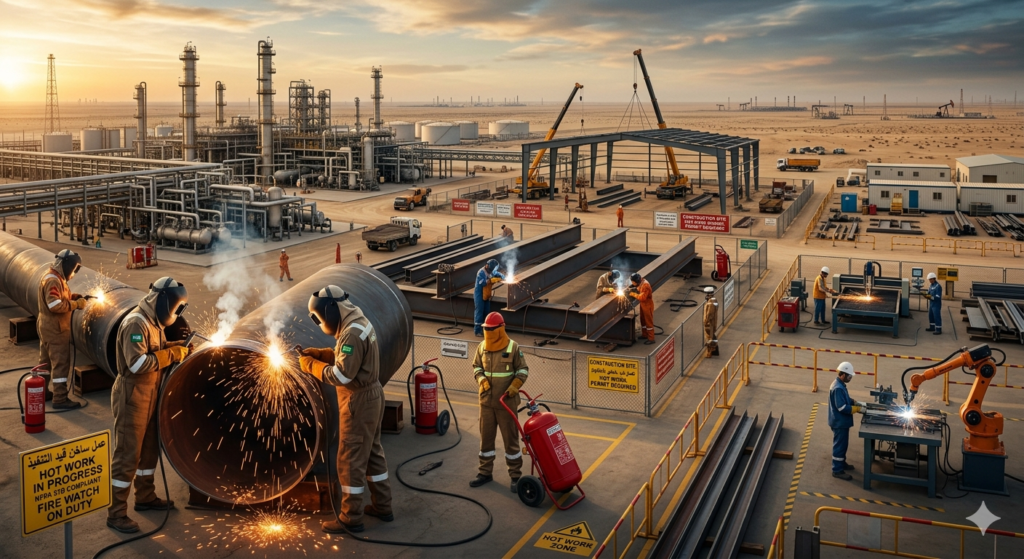 NFPA standards for hot work in Saudi Arabia 3 Industry-Specific Hot Work Requirements in Saudi Arabia