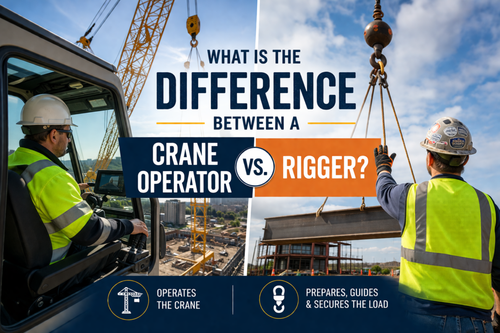 What Is the Difference Between a Crane Operator and a Rigger