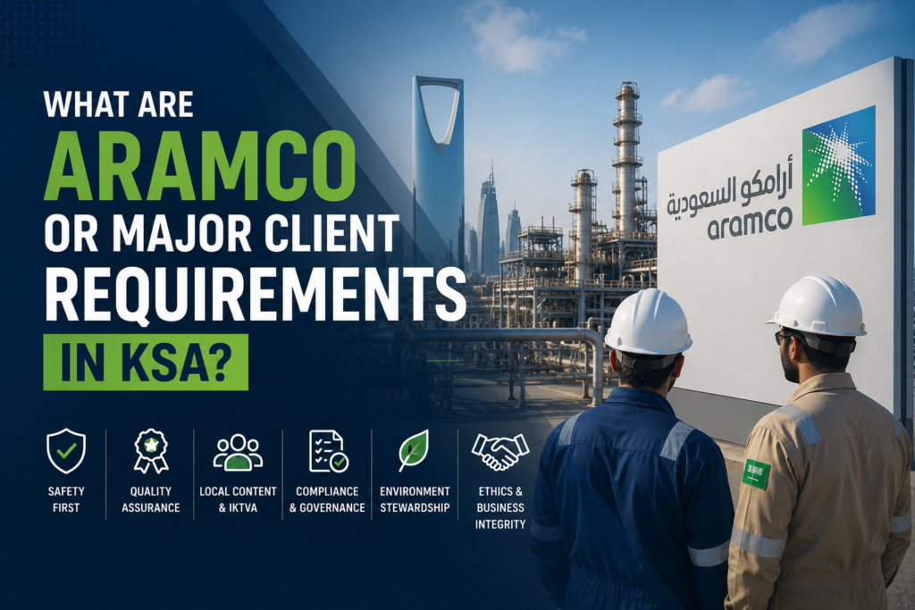 Which ISO Certification Should Your Saudi Business Get First: 9001, 14001, or 45001 3 What are Aramco or major client requirements in KSA