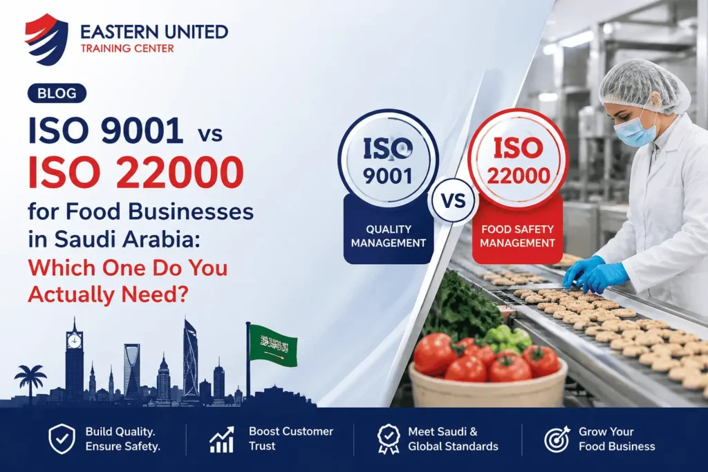 ISO 9001 vs ISO 22000 for Food Businesses in Saudi Arabia: Which One Do You Actually Need?