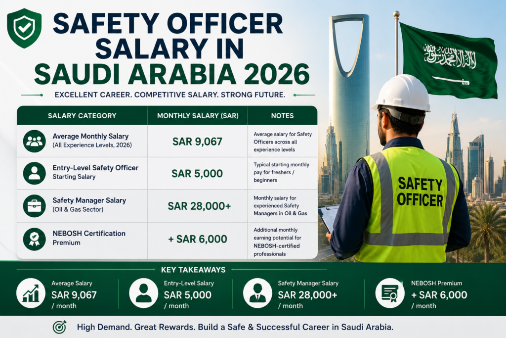 Safety Officer Salary in Saudi Arabia 2026